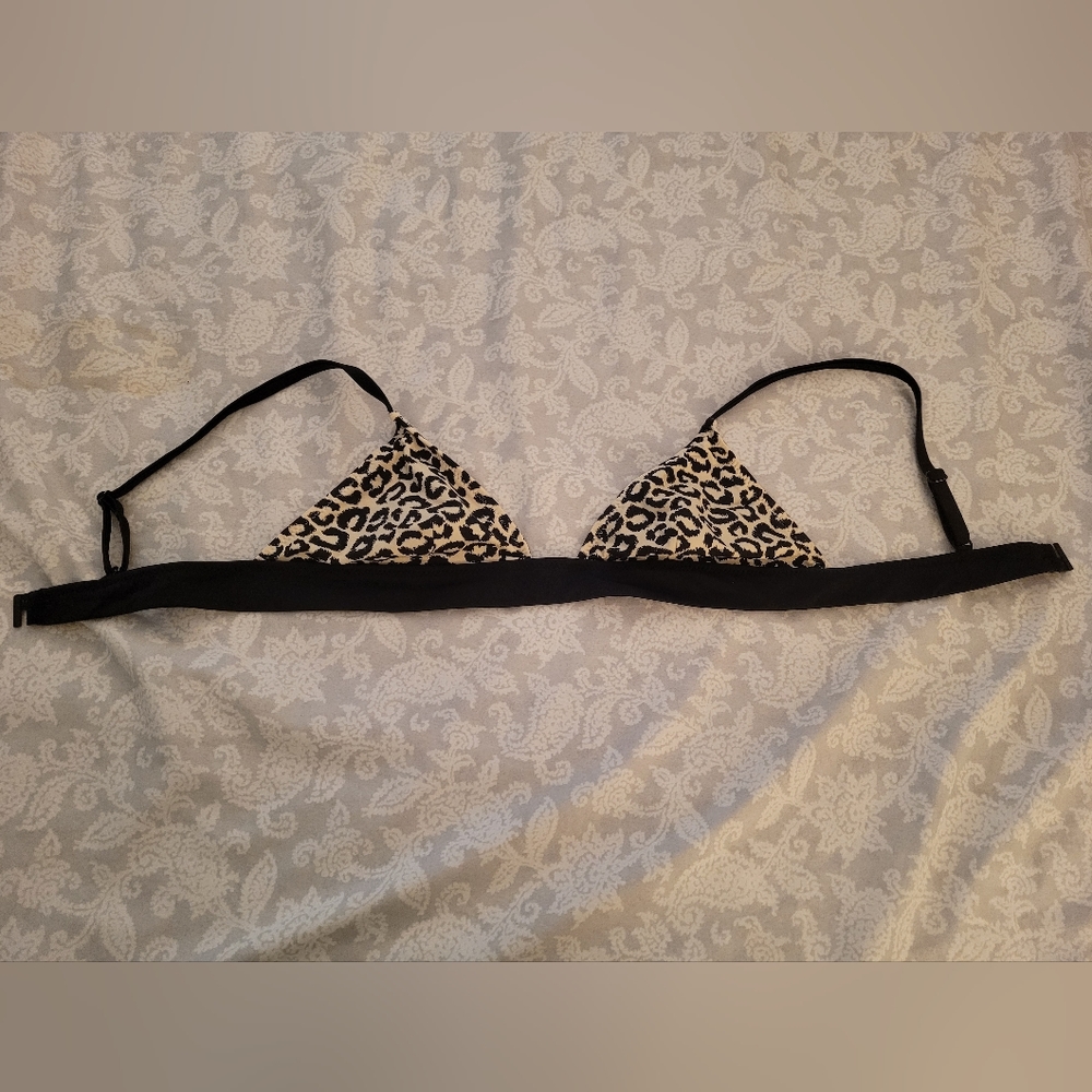 Solid & Striped Women's Leopard Print Bikini Top